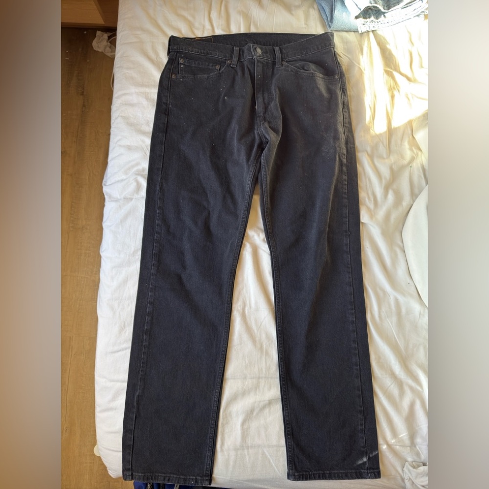 Levis 505 black jeans 34x32
